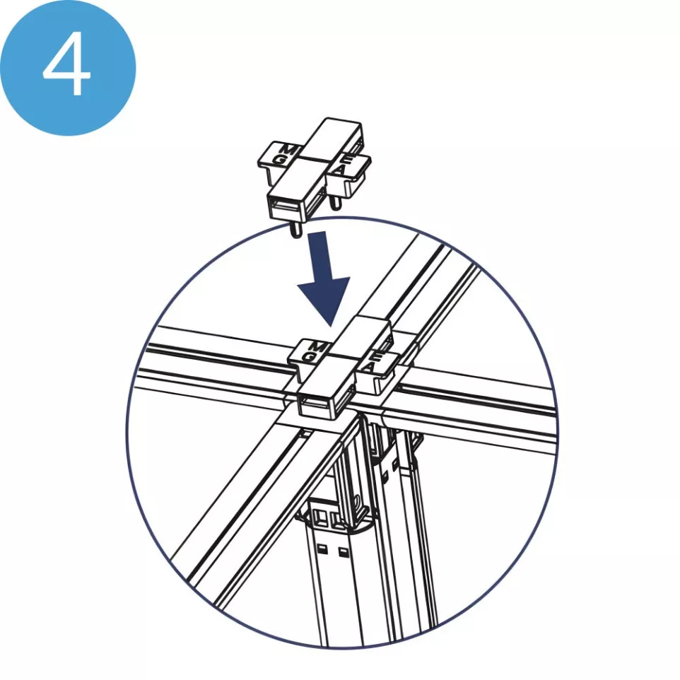 Connecteur transversal pour Stand...
