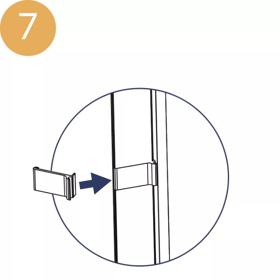 90° zijdelingse connector voor...