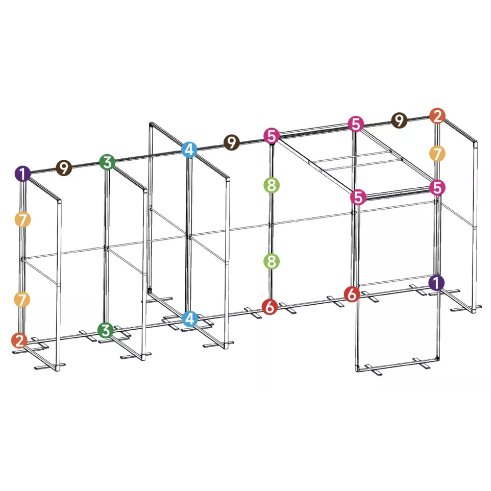 Cross connector for Modular Stand