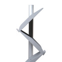 Zig Zag Brochure Stand 6x A4 Argent