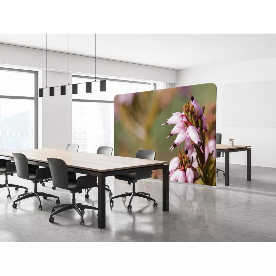 Cloison En Tissu 200-150 Double Fleur...