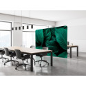Cloison En Tissu 200-150 Double Feuillage Vert