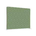Cloison En Tissu 200-150 Double Hexagone Vert