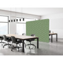 Textile Room Divider EU 200-150 Double Hex. Green I16