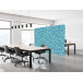 Textile Room Divider EU 200-150 Double Dots Blue I1