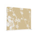 Scheidingswand Textiel 150-150 Dubbelzijdig Abstracte Japanse Bloesem Beige