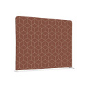 Cloison En Tissu 150-150 Double Hexagone Rouille