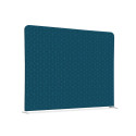 Cloison En Tissu 150-150 Double Hexagone Bleu