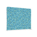 Textile Room Divider EU 150-150 Double Dots Blue I1