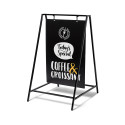 Chalk A-Board Swing 50 x 70 cm Black