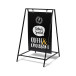Chalk A-Board Swing 50 x 70 cm Black