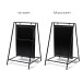 Chalk A-Board Swing 50 x 70 cm Black