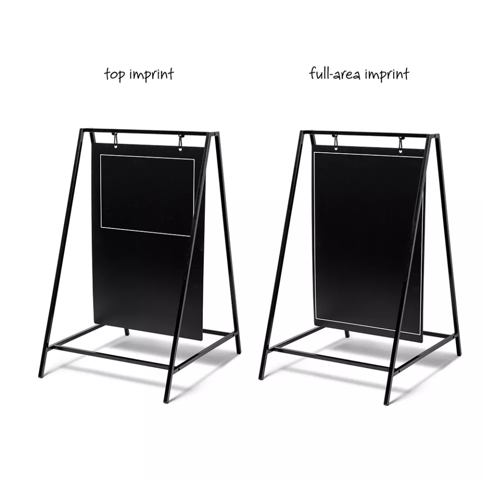 Chalk A-Board Swing 50 x 70 cm Black