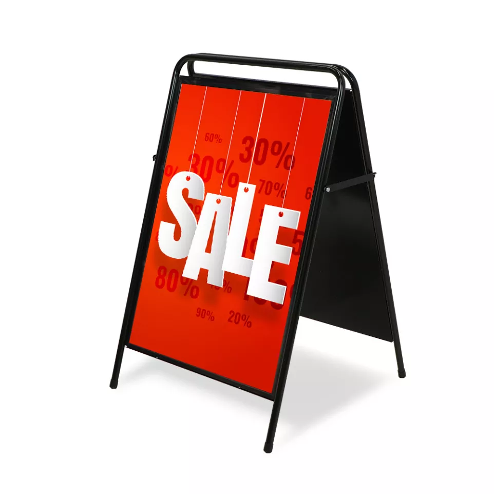 A-Board Elegant Staal 70x100