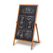 Wooden A-Board Flip 68x140 cm Light Brown
