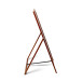 Chevalet Flip en Bois 68 x 140 cm Brun Clair