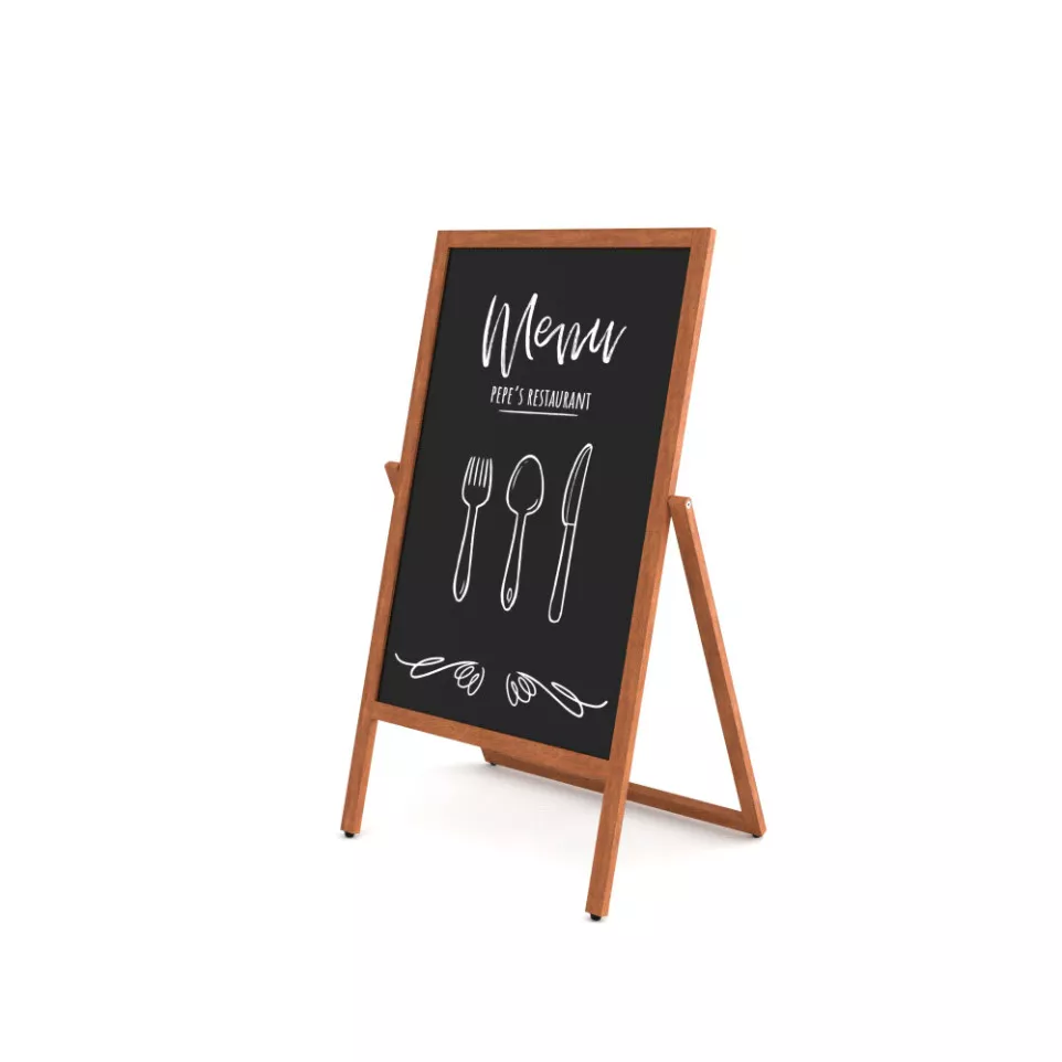 Houten A-Board Flip 55x105 cm Lichtbruin