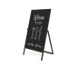Houten A-Board Flip 68x140 cm Zwart