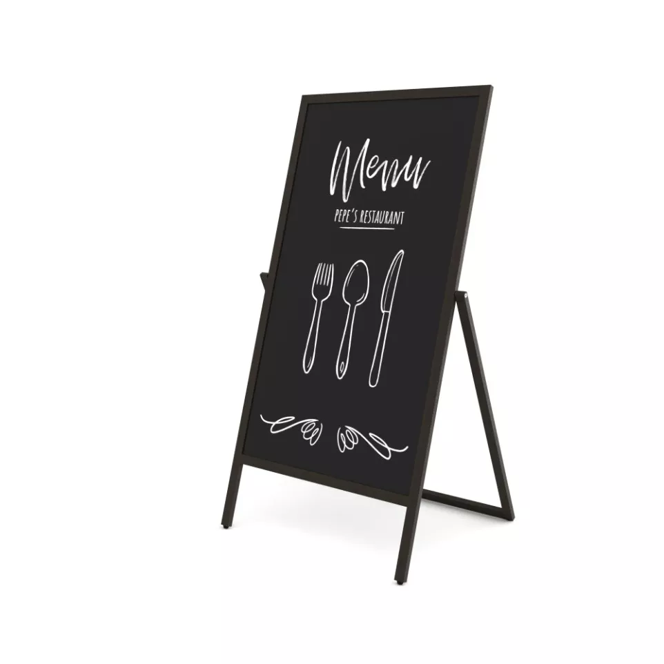 Houten A-Board Flip 68x140 cm Zwart