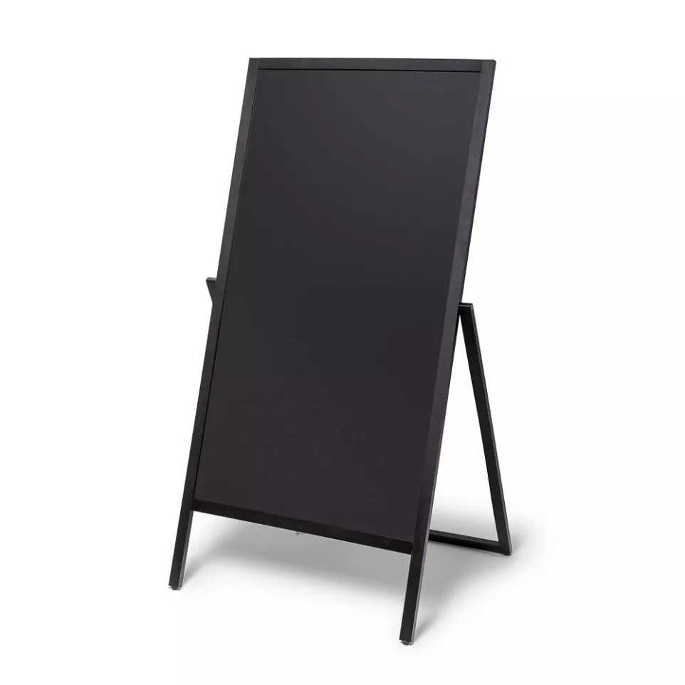 Chevalet Flip en Bois 68 x 140 cm Noir