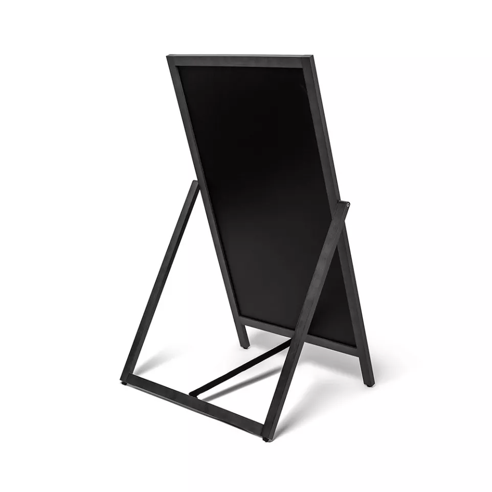Chevalet Flip en Bois 68 x 140 cm Noir