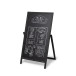 Chevalet Flip en Bois 55 x 105 cm Noir