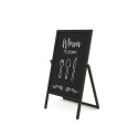 Wooden A-Board Flip 55x105 cm Black