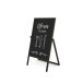 Wooden A-Board Flip 55x105 cm Black