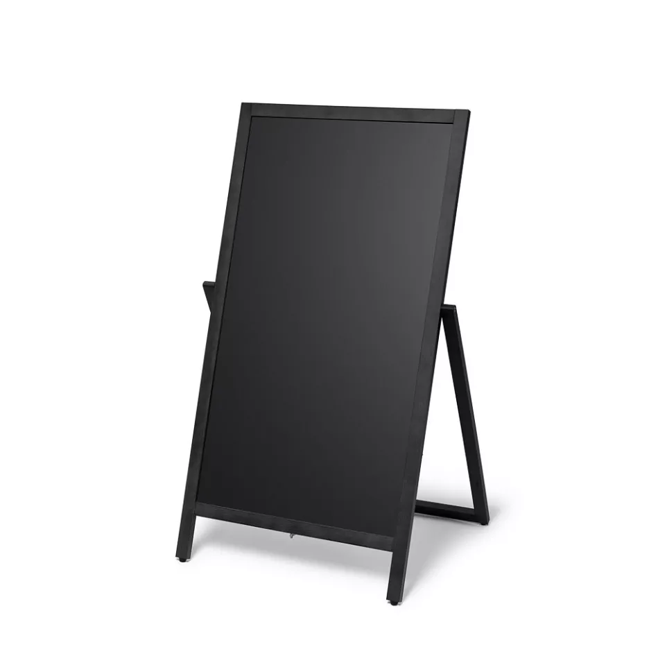 Houten A-Board Flip 55x105 cm Zwart