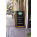 Natura Chalk A-Board Antique 59 x 116 cm