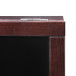Natura Ardoise Chevalet Economique 55 x 85 cm Marron Foncé