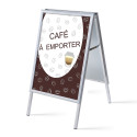 Chevalet A1 Komplett-Set Café à Emporter Français