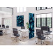 Scheidingswand Textiel Deco 100-200 Cactus Blauw I819