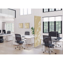 Textile Room Divider Deco 100-200 Double Ab. B. I6 ECO