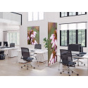 Cloison Déco En Tissu 100-200 Fleur De Bruyère Rose
