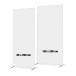 Textile Room Divider Deco 100-200 Double Hexagon Beige