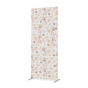 Scheidingswand Textiel Deco 85-200 Dubbelzijdig Foya Bloemen