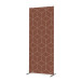 Scheidingswand Textiel Deco 85-200 Dubbelzijdig Hexagon Roest