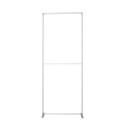 Textile Room Divider Deco 85-200 Double Hexagon Grey
