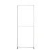 Textile Room Divider Deco 85-200 Double Hexagon Grey