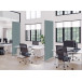 Textile Room Divider Deco 85-200 Double Hexagon Grey