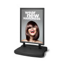 Windtalker® City With Plastic Base Black 70 x 100 cm