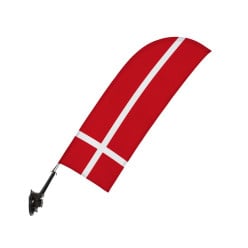 Window Flag Wind SET Single-Sided DK Flag I813