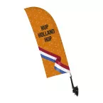 Window Flag Wind SET Single-Sided Orange Hup Holland