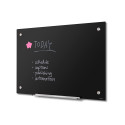 Scritto® Glassboard Black 90 x 60 cm