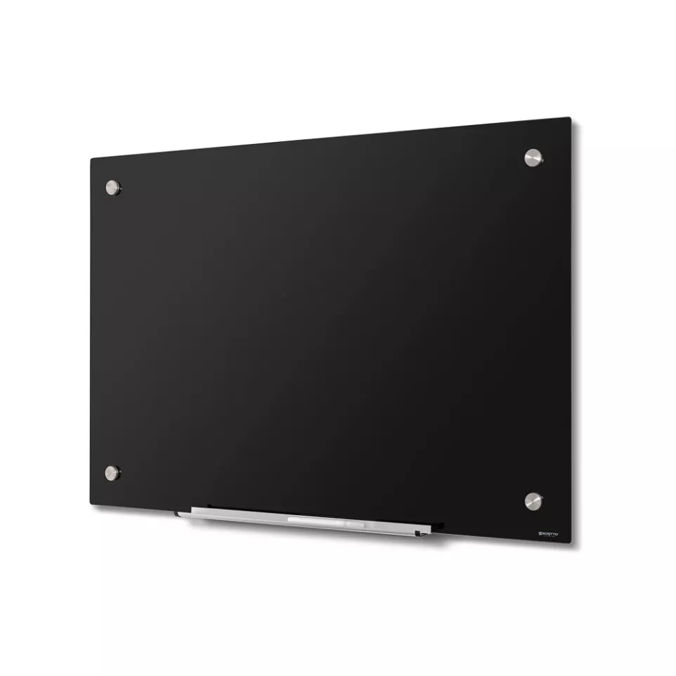 Scritto® Glassboard Black 90 x 60 cm