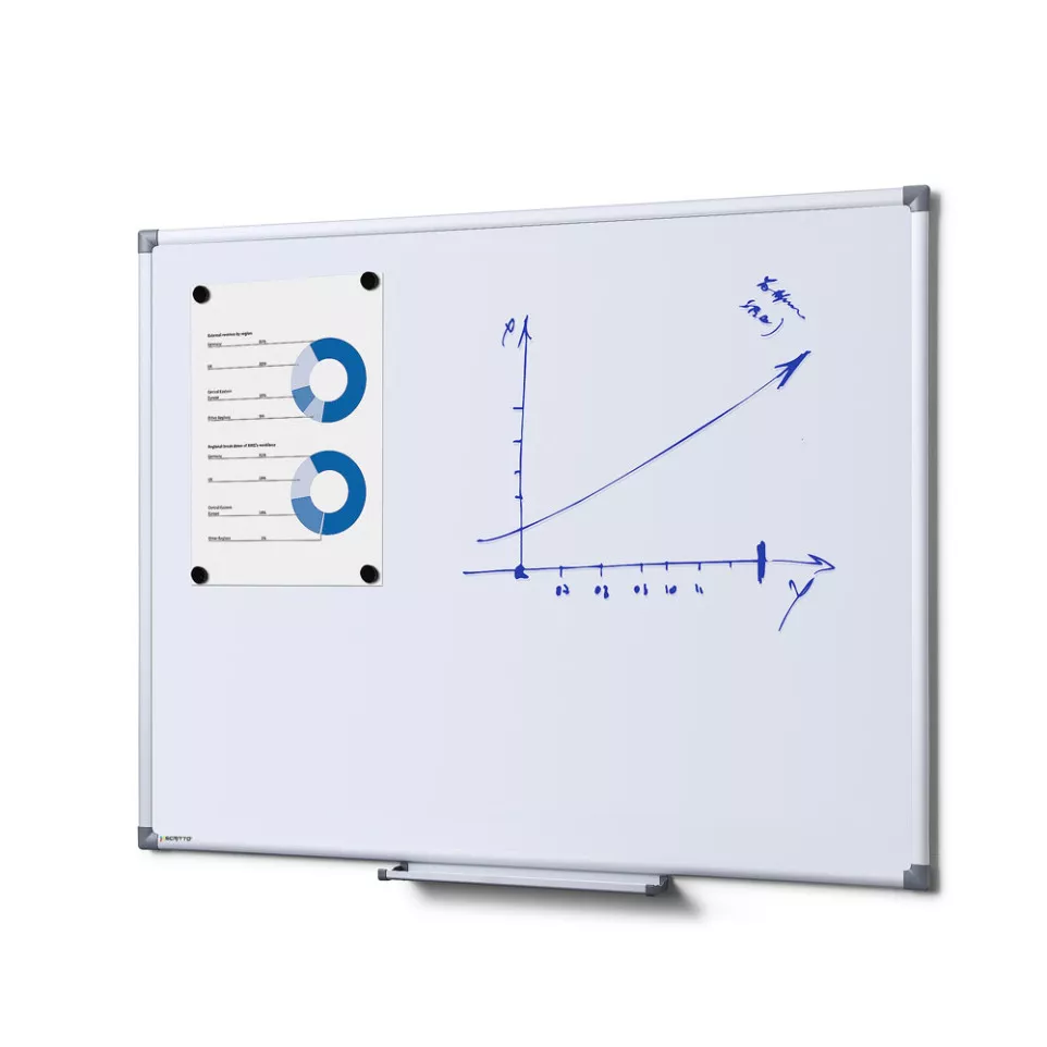 Scritto® Economy Whiteboard 90 x 60 cm