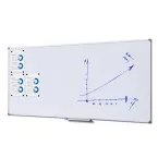 Scritto® Economy Whiteboard 100 x 200 cm