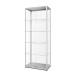 Glazen Vitrinekast Dubbele Deur 80 x 40 x 200 cm