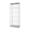 Vitrine En Magasin De Verre Rectangulaire 80 x 40 x 200 cm